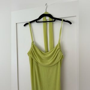Peppermayo Green Dress with matching scarf! Size: L